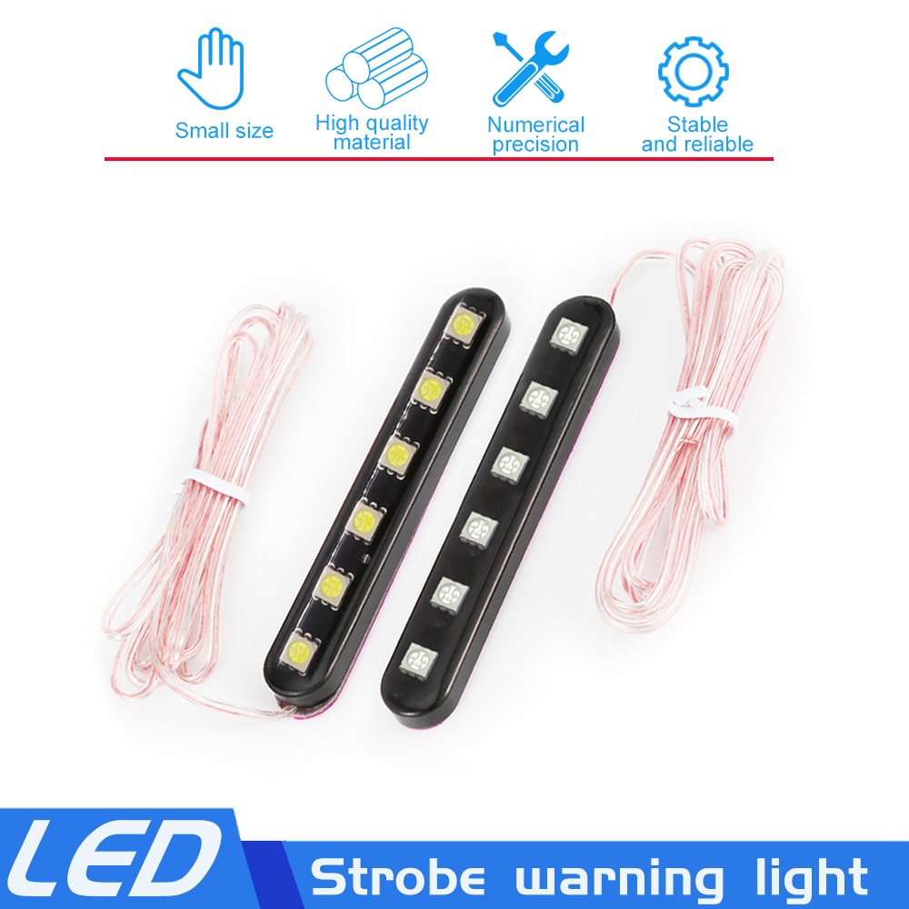 12v 24v  LED Strobe Light Bar Warning Fog Lights