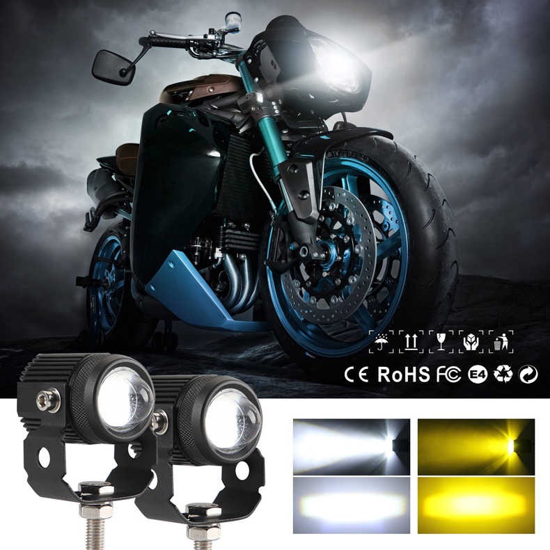Custom Motorcycle led driving light spotlight 10-30V
