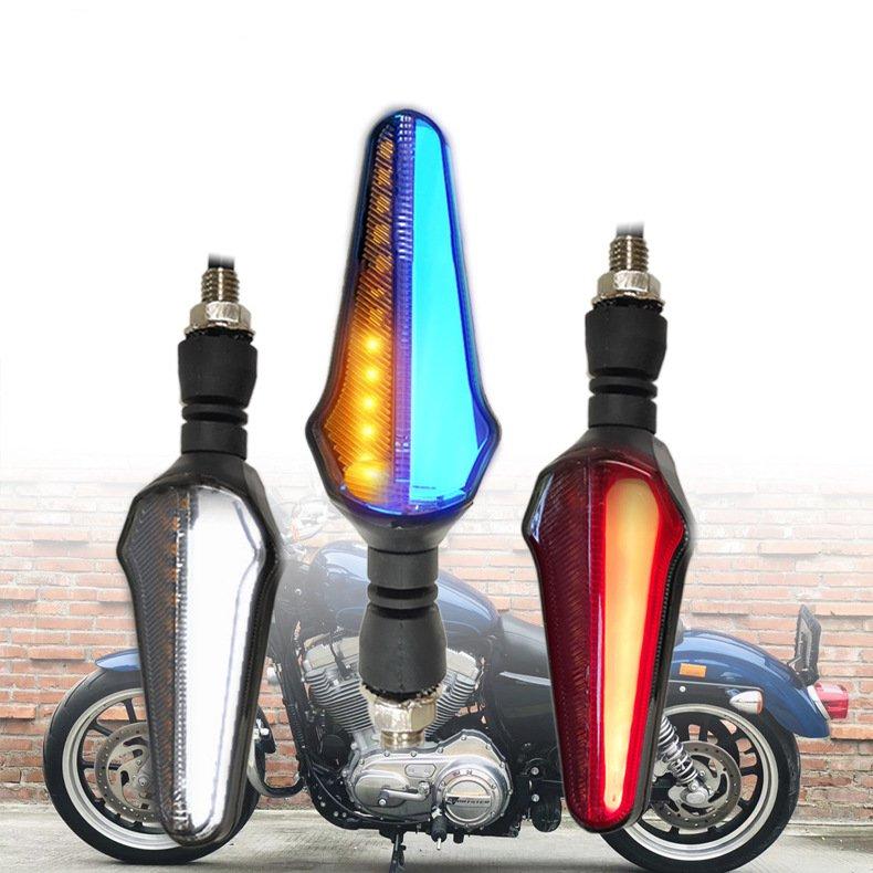 Dual color motorcycle bike scooter turn signals lamp wholesale