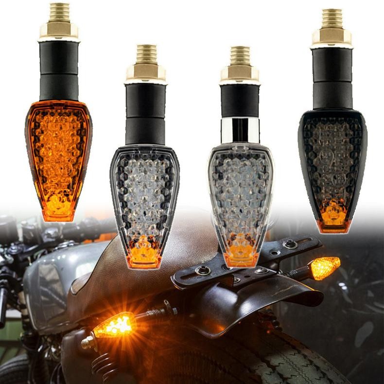 Motorcycle Universal Bike 12V 14 LED Turn Signal Blinker light Indicator Lamp