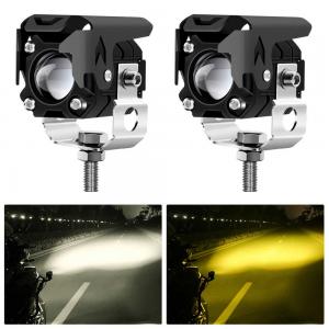 Motorcycle Led spotlight,double color led work light