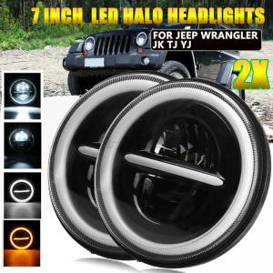 NEW 7inch motorcycle off road halo headlight manufacturer